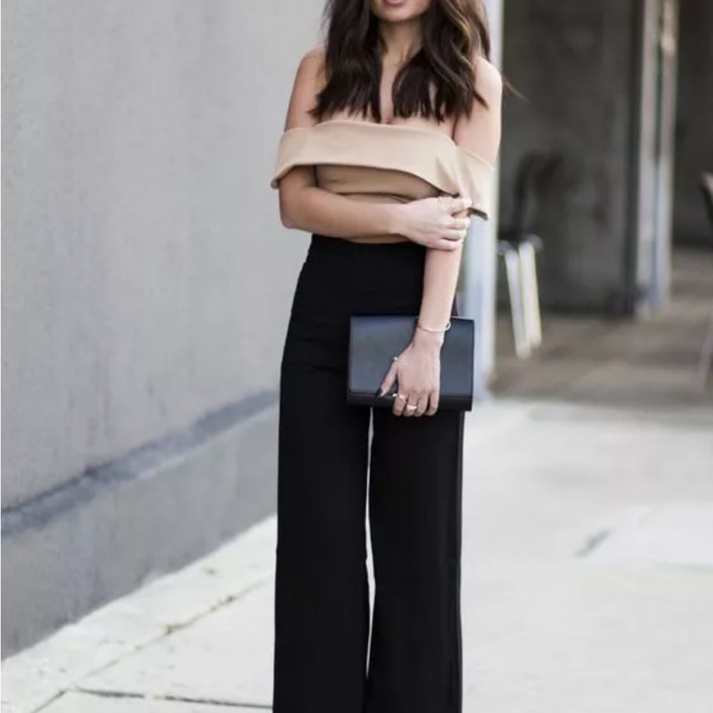 Forever 21 Set Black Cropped Blazer and Pants - Picture 3 of 4